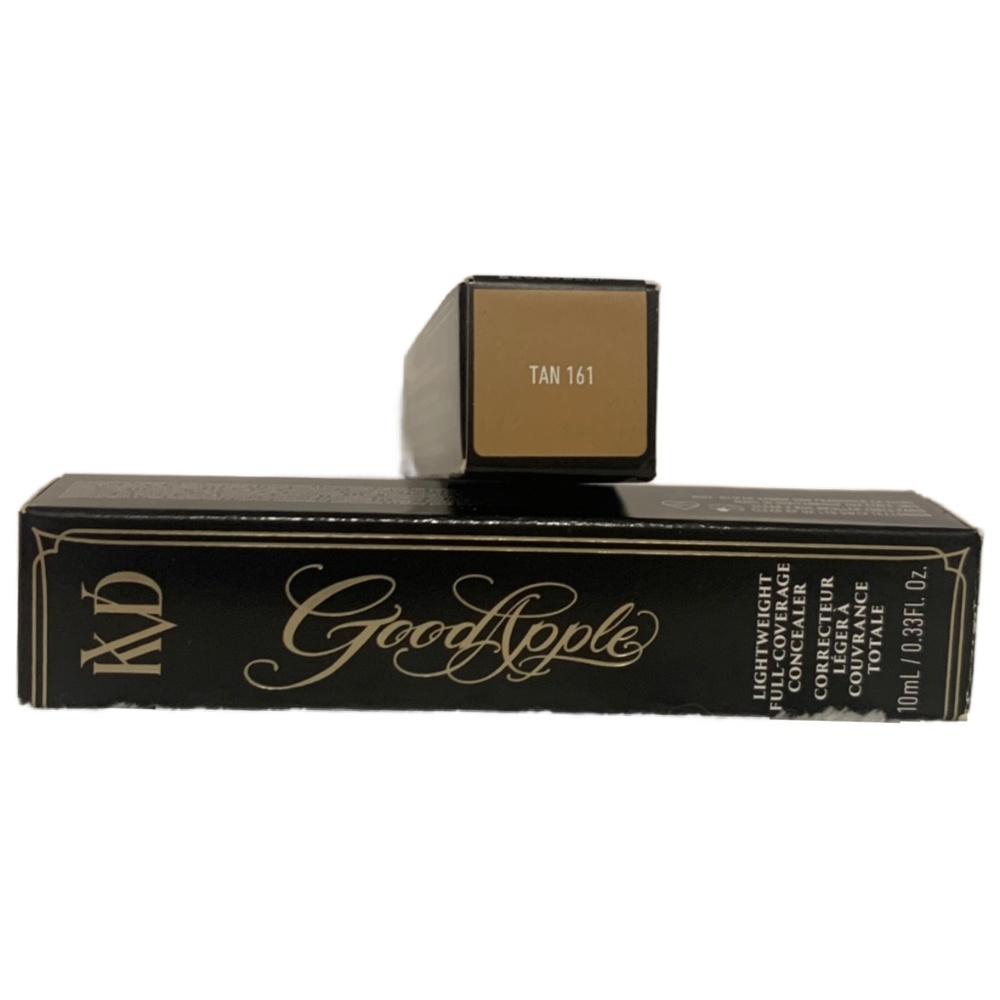 KVD Beauty Good Apple Lightweight Full-Coverage Concealer TAN 161 Lot of 2 New